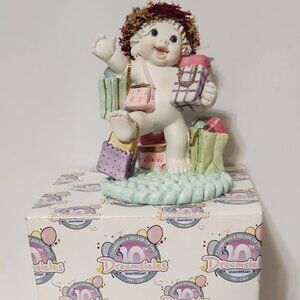 NEW-RARE DREAMSICLES Cast Art LITTLE SHOPPER First Release 11385 Cherub Figurine